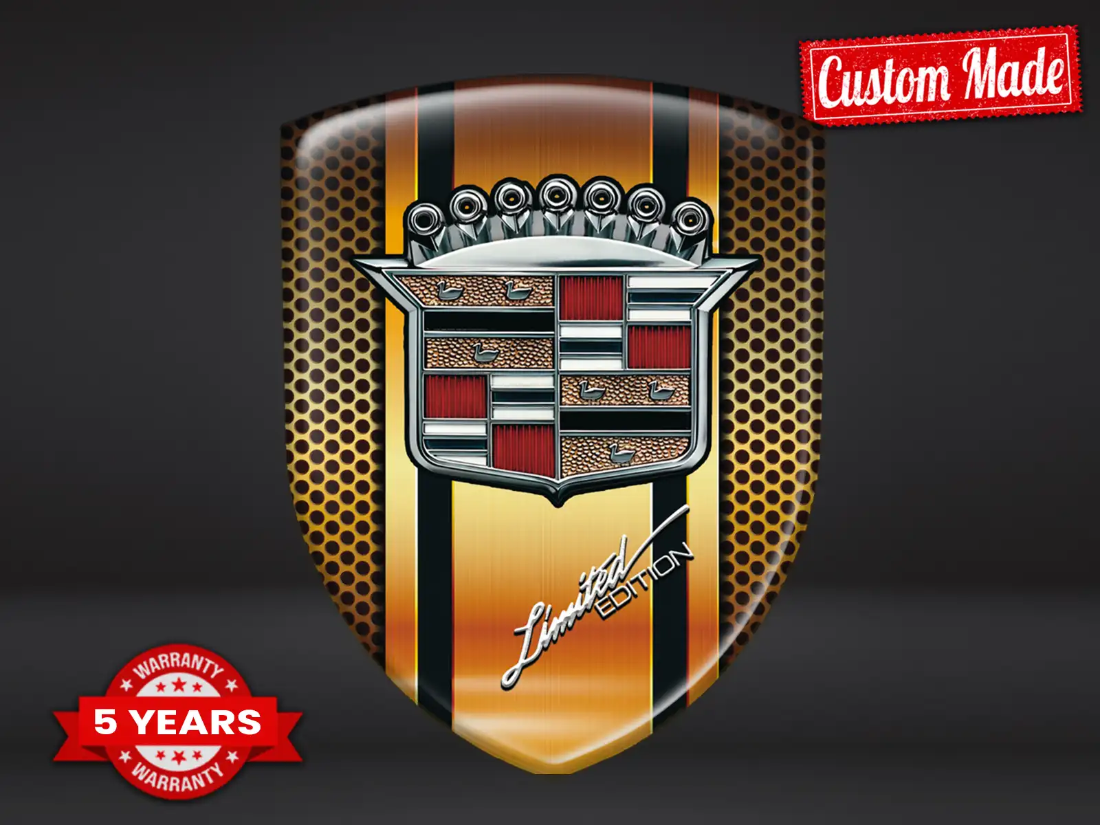 Cadillac Pegatinas Logo Auto Diseño Máximo Estilo Pro Duradero ST